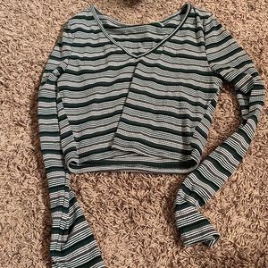 shein long sleeve crop top
